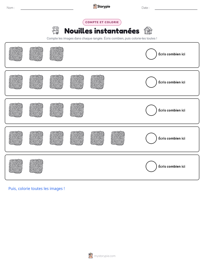 Compter & Colorier