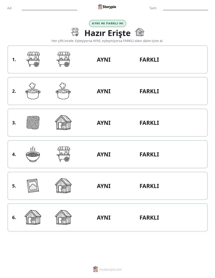 Aynı mı Farklı mı