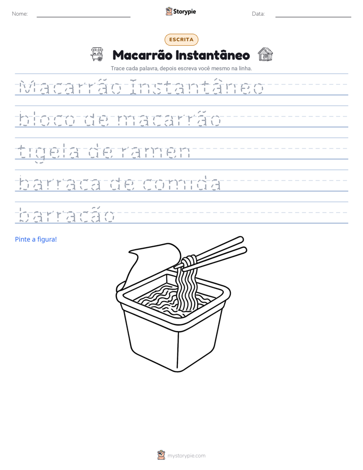Prática de Escrita