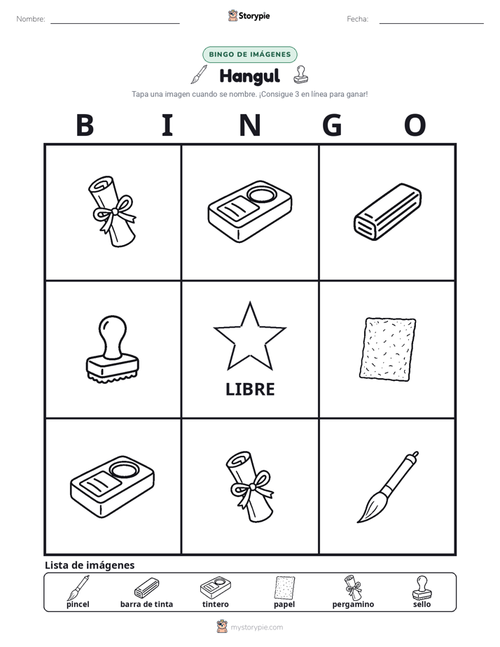 Bingo de Imágenes