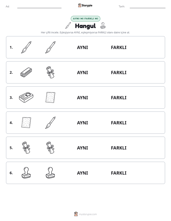 Aynı mı Farklı mı