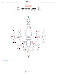 Pendulum Clock printable worksheet preview