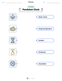 Pendulum Clock printable worksheet preview