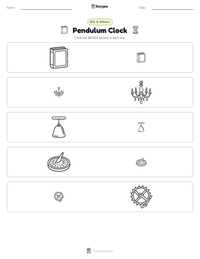 Pendulum Clock printable worksheet preview