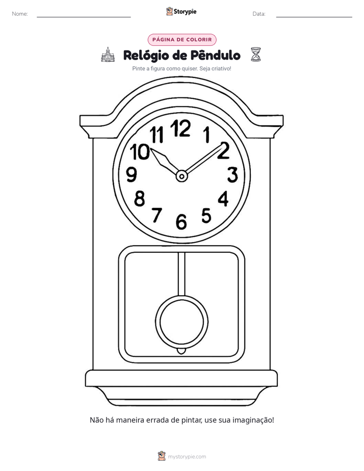 Página para colorir