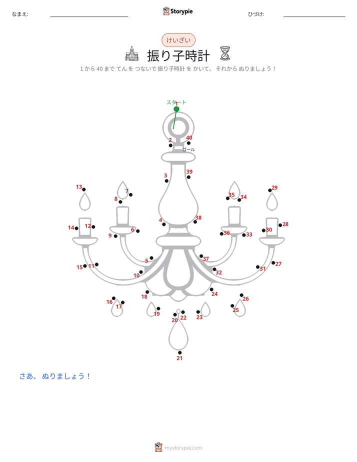 点つなぎ