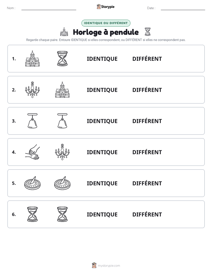 Identique ou Différent