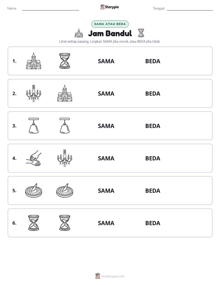 Sama atau Berbeda