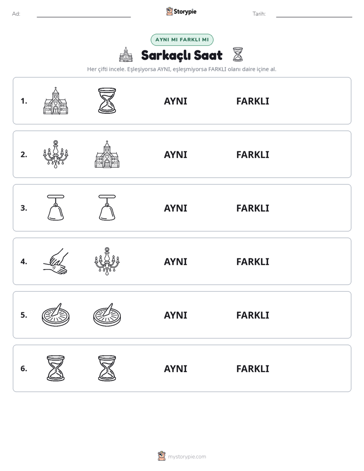 Aynı mı Farklı mı