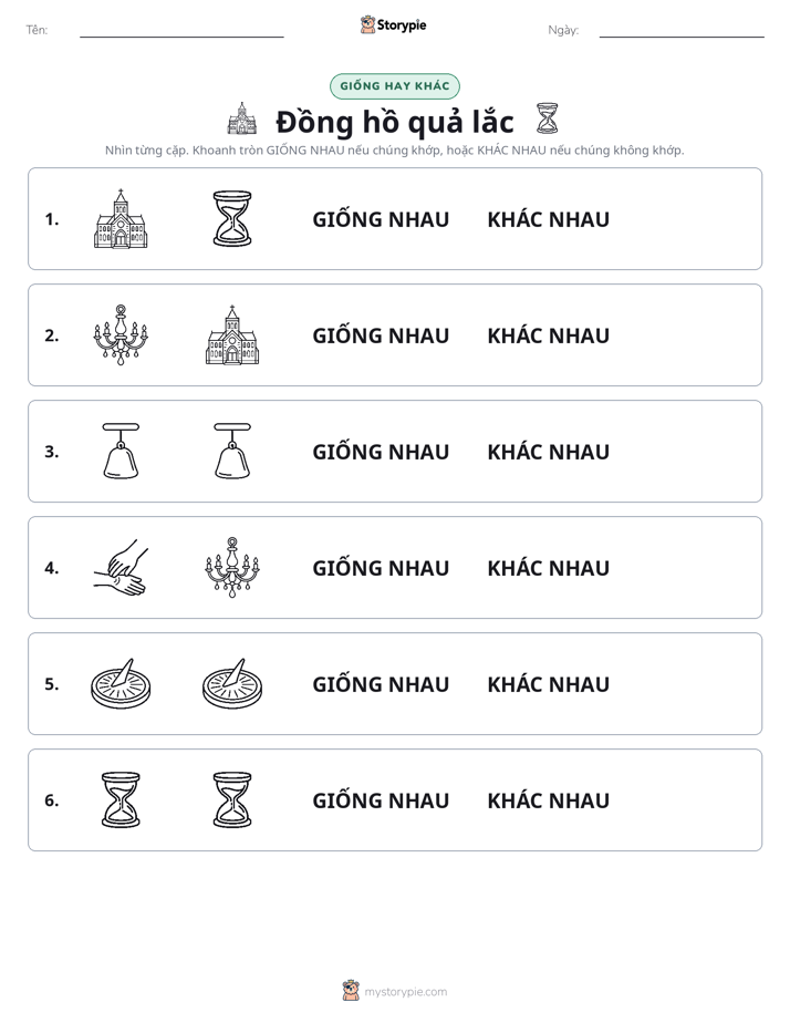 Giống Hay Khác