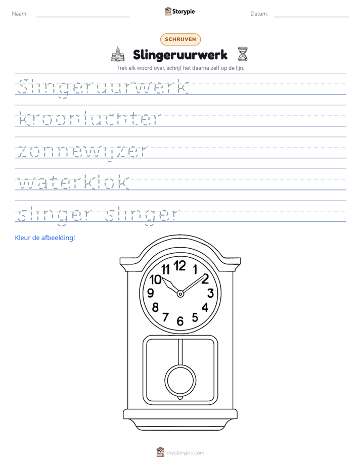Schrijf Oefening