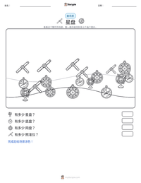 星盘 可打印工作表预览