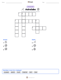 Astrolabe printable worksheet preview