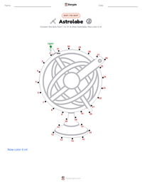 Astrolabe printable worksheet preview