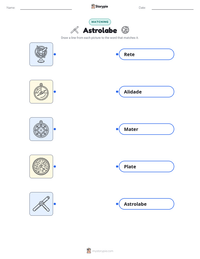 Astrolabe printable worksheet preview