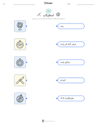 اسطرلاب پرنٹ کرنے کے قابل ورکشیٹ کا پیش نظارہ