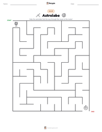 Astrolabe printable worksheet preview