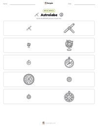 Astrolabe printable worksheet preview