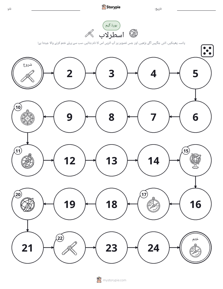 رول اور منتقل کریں کھیل