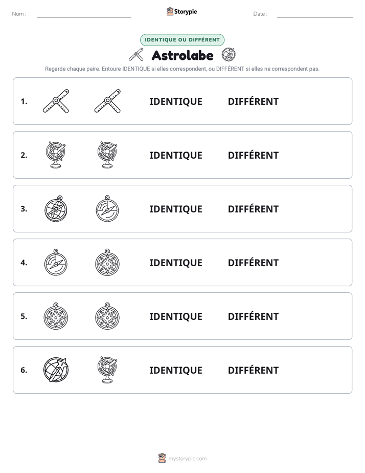 Identique ou Différent