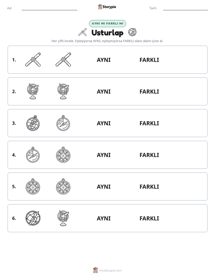 Aynı mı Farklı mı