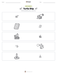 Turtle Ship printable worksheet preview