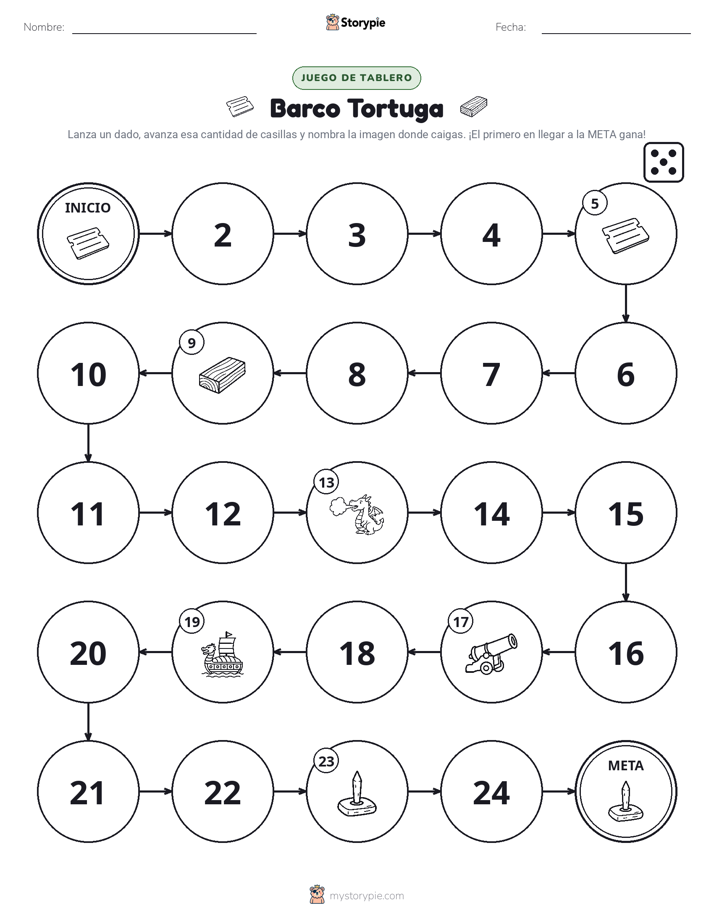 Juego de Rueda y Avanza