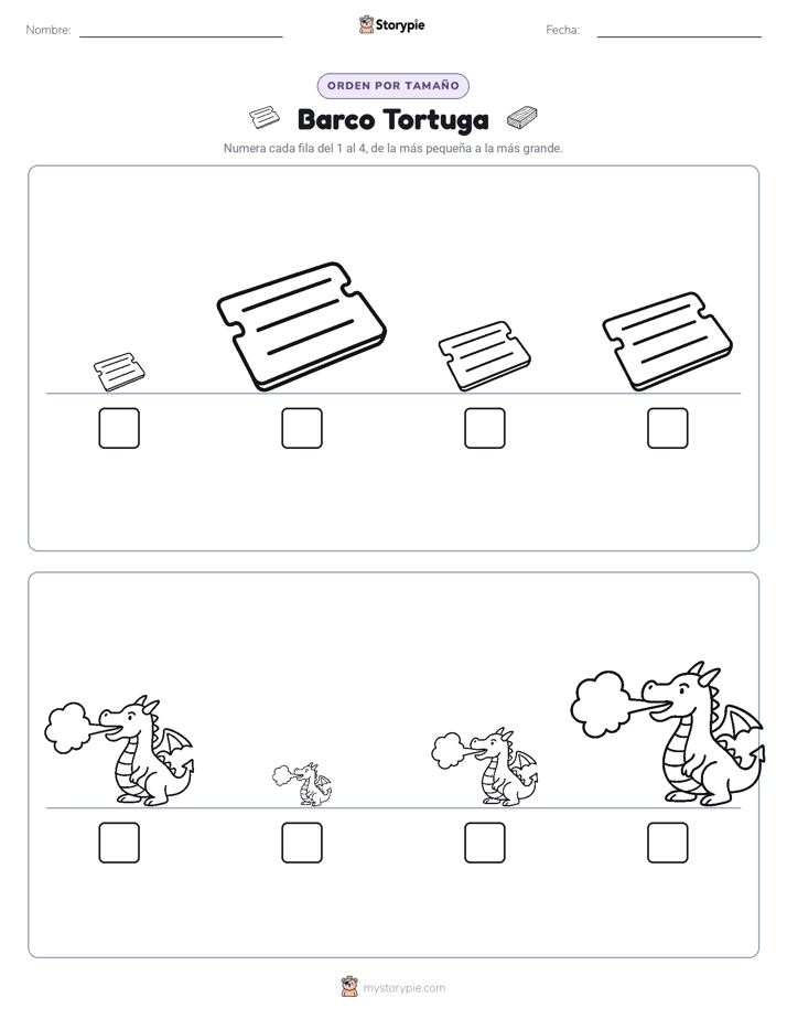 Orden de Tamaños