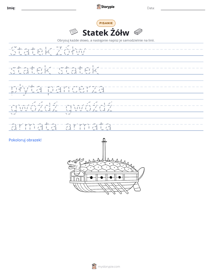 Ćwiczenie Pisania