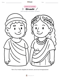 Anteprima della scheda stampabile di Etruschi