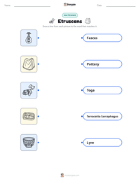 Etruscans printable worksheet preview