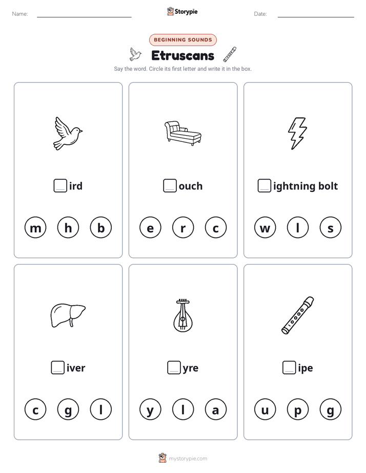 Beginning Sounds
