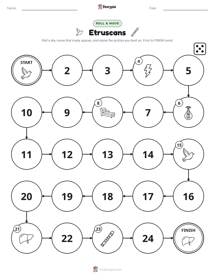 Roll & Move Game