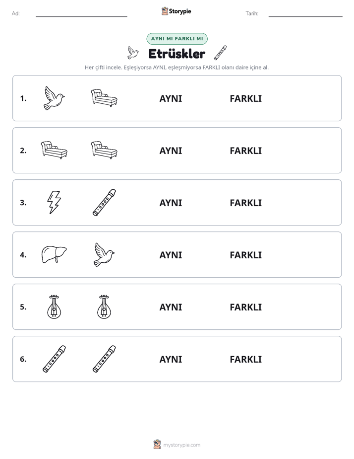 Aynı mı Farklı mı