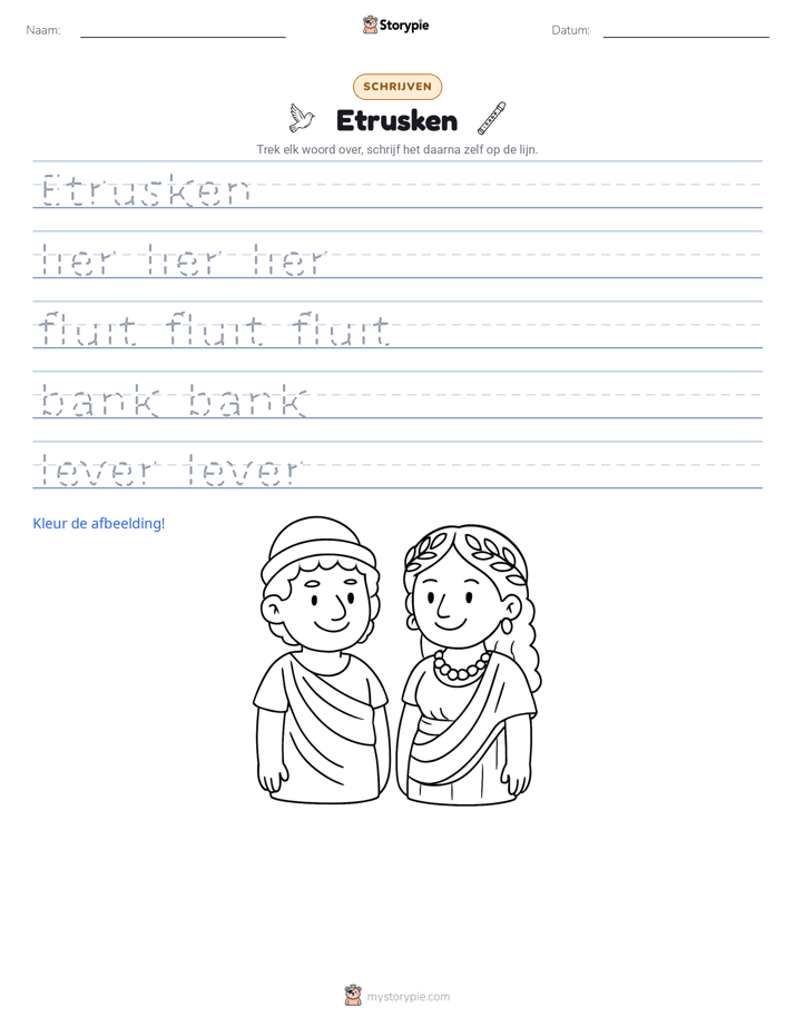 Schrijf Oefening