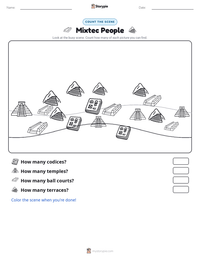 Mixtec People printable worksheet preview