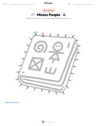 Mixtec People printable worksheet preview