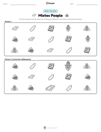 Mixtec People printable worksheet preview