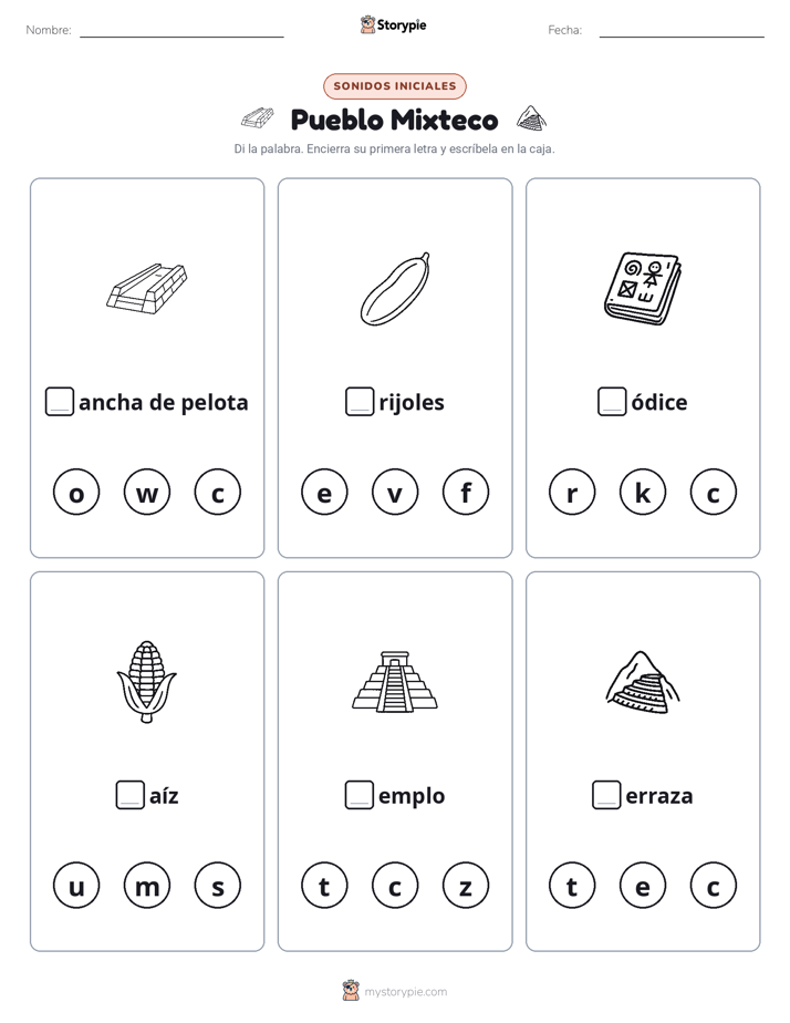 Sonidos Iniciales
