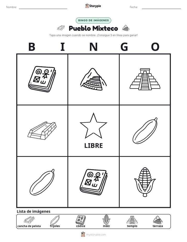 Bingo de Imágenes