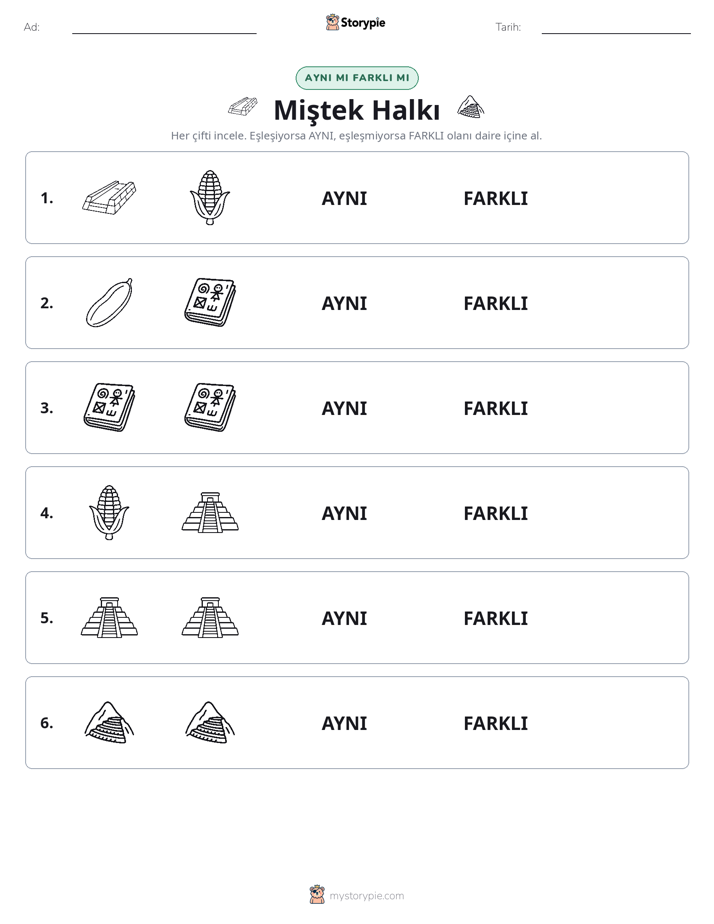 Aynı mı Farklı mı