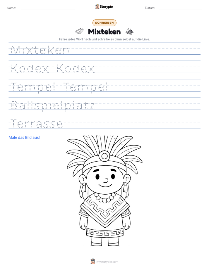 Schreibübung