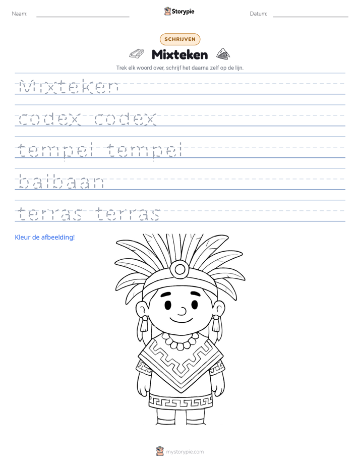 Schrijf Oefening