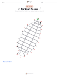 Rarámuri People printable worksheet preview