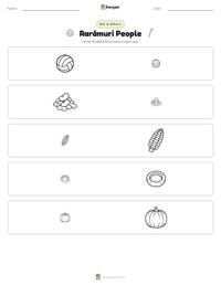 Rarámuri People printable worksheet preview