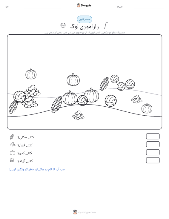 گنتی کا منظر