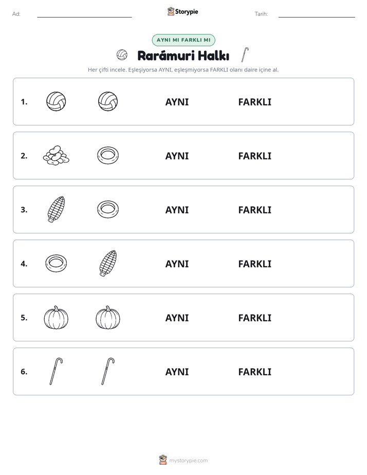 Aynı mı Farklı mı