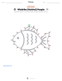 Wixárika (Huichol) People printable worksheet preview