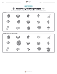 Wixárika (Huichol) People printable worksheet preview