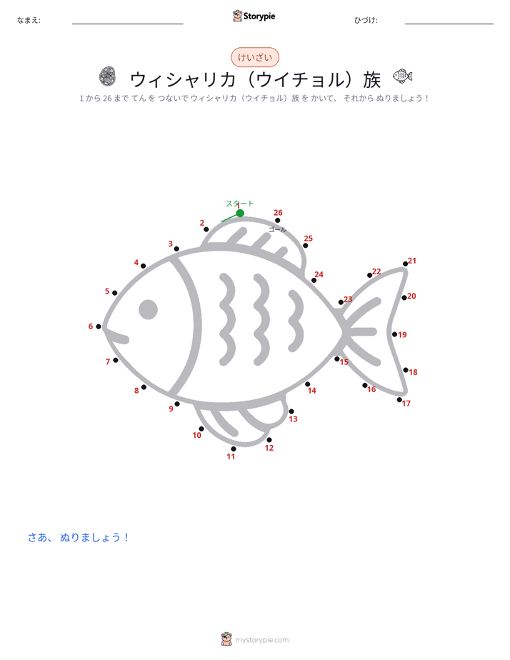 点つなぎ